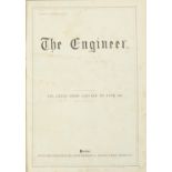 The Engineer 1896 in two large leather bound volumes : For Further Condition Reports Please Visit