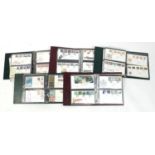 Five albums of first day covers : For Further Condition Reports Please Visit Our Website, Updated