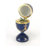 RAF icon of The Sky jewelled musical egg, 15cm high : For Further Condition Reports Please Visit Our