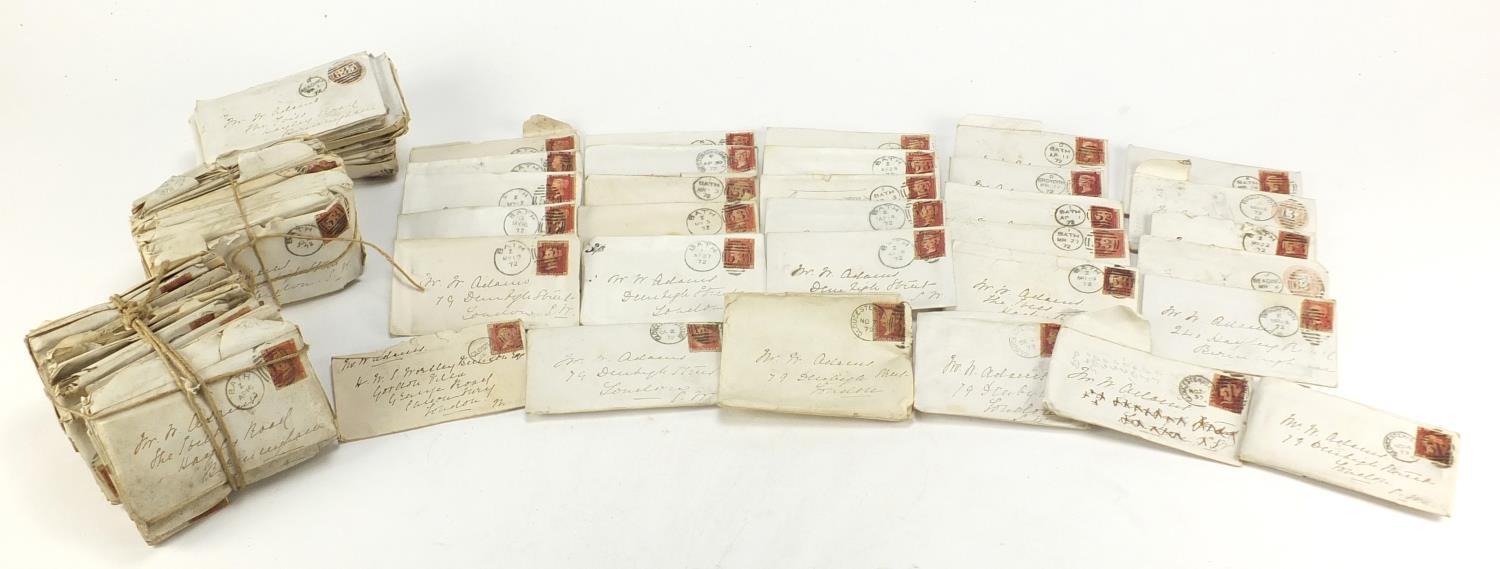 Victorian and later postal history on covers including penny reds : For Further Condition Reports