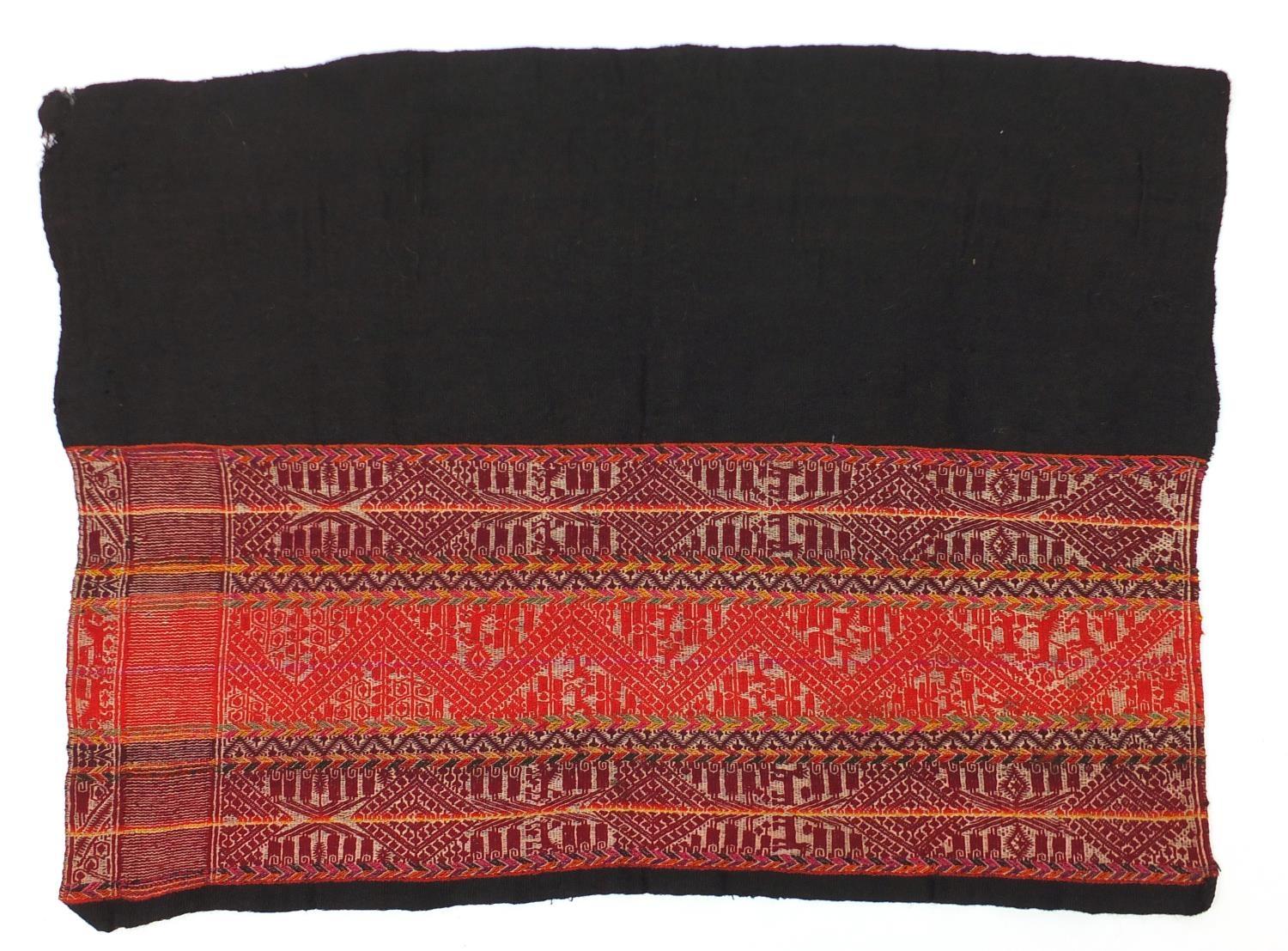 Turkmen type Jawal saddle bag with animals and flowers, 110cm x 74cm : For Further Condition Reports