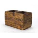 Vintage Claudius King fishmonger box, 25cm in length : For Further Condition Reports Please Visit