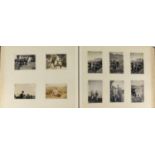 Vintage and later continental black and white photographs including Palma and Lucern arranged in