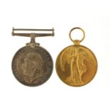 British Military World War I pair, awarded to K.36127.P.JACKSON.STO.1.R.N : For Further Condition