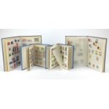 World stamps including Great Britain and Spain, arranged in four albums : For Further Condition