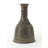 Antique Islamic hookah base, 22.5cm high : For Further Condition Reports Please Visit Our Website,