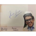 Autographs and press release photographs including film stars and snooker players : For Further