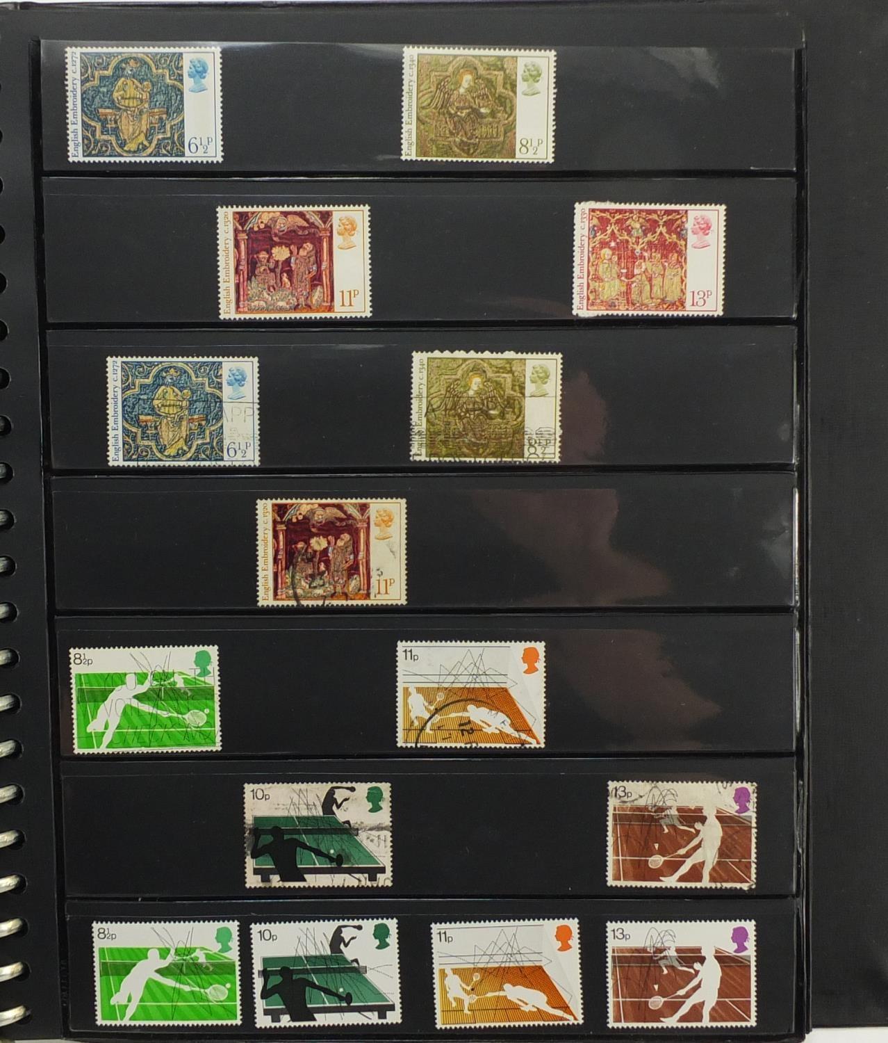Mostly British stamps including some mint and blocks, arranged in an album : For Further Condition - Image 3 of 5