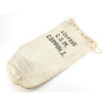Military interest World War II kit bag relating to J. Coppin : For Further Condition Reports