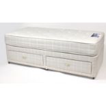 Silentnight Lorenzo 3ft divan bed with drawers to the base : For Further Condition Reports Please