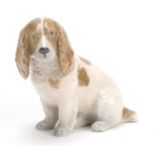 Royal Copenhagen Cocker spaniel, numbered 3116, 13cm high : For Further Condition Reports Please