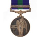 British military Elizabeth II general service medal with Cypress bar awarded to 23156075SPR.G.J.