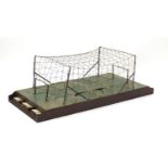 Vintage Iles patent finger football model B table top game, 41cm H x 128cm W x 59cm D :For Further
