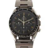 Vintage gentleman's Omega Speedmaster Professional chronograph wristwatch, 40mm in diameter