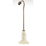 Worcester Blanc de Shine bird table lamp, 53cm high :For Further Condition Reports Please visit