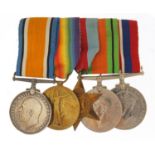 British military World War I and World War II medal group including a pair awarded to H.