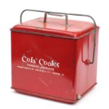 Vintage cola cooler by Poloron Products, New York, 41cm H x 37.5cm W x 31.5cm D :For Further