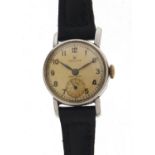 Vintage ladies Rolex precision wristwatch with subsidiary dial, the case numbered 615828, 21mm in