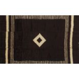 Rectangular Tulu Siirt blanket/rug, 208cm x 130cm :For Further Condition Reports Please visit Our