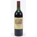 Bottle of 1987 Carruades de Lafite Rothschild Pauillac red wine :For Further Condition Reports