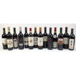 Fourteen bottles of red wine including Merlot and Cabernet Sauvignon :For Further Condition