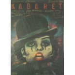Polish Kabaret film poster, framed, 94.5cm x 66cm :For Further Condition Reports Please visit Our