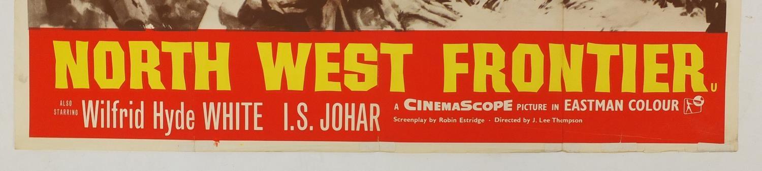 Vintage North West Frontier UK quad film poster, 101.5cm x 76cm :For Further Condition Reports - Image 2 of 3