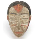 Tribal interest Punu mask from Gabon, 23cm high :For Further Condition Reports Please visit Our