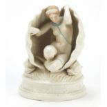 W H Goss figure of the birth of Venus, 22cm high :For Further Condition Reports Please visit Our