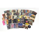 Vinyl LPs including Black Sabbath, The Beatles, Jimi Hendrix, David Bowie, Titan Up, Fleetwood