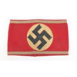 German military World War II arm band, 20cm wide :For Further Condition Reports Please visit Our