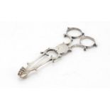 Pair of George III silver sugar nips possibly by Richard Meach, 13.4cm in length, 50.0g :For Further