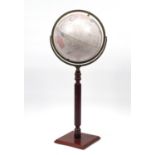 Floor standing Cram classic globe by Herff Jones, education division, 116cm high :For Further