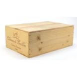 Twelve bottles of 2001 Chateau du Pavillon Canon-Fronsac red wine housed in a sealed crate :For