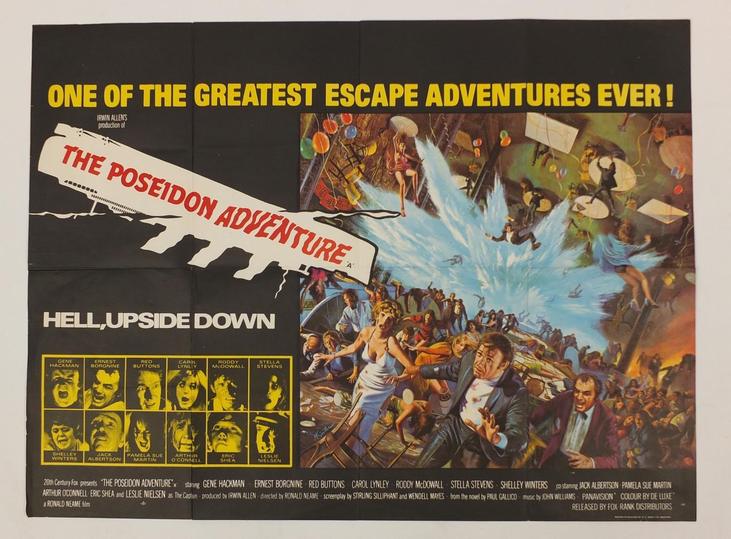 Two Vintage The Poseidon Adventure, UK quad film posters, printed by W E Berry, each 101.5cm x - Image 2 of 11