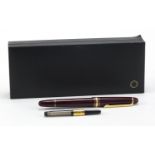 Mont Blanc Pix fountain pen with 14 ct gold nib and case, serial number HF1293454 :For Further