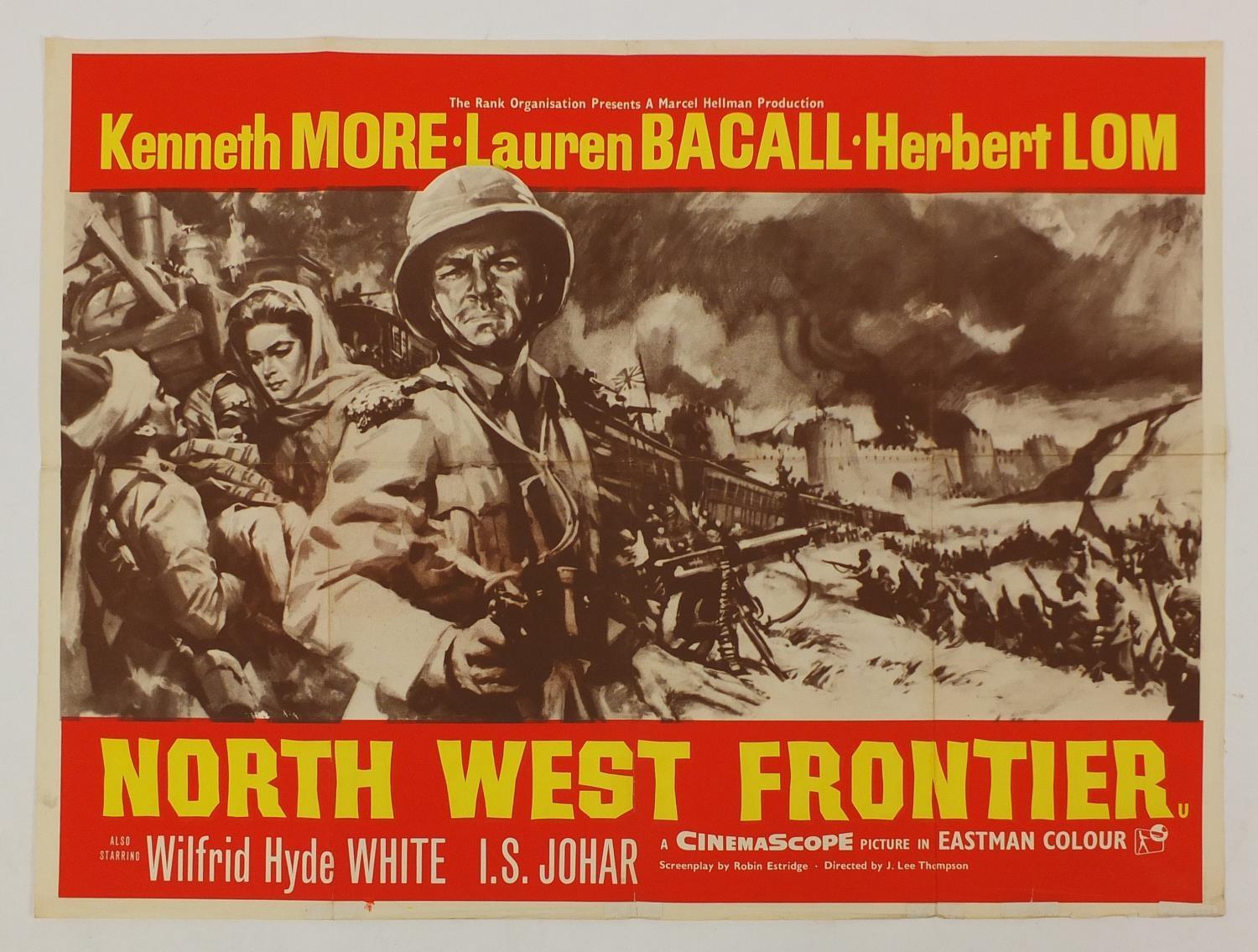 Vintage North West Frontier UK quad film poster, 101.5cm x 76cm :For Further Condition Reports