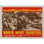 Vintage North West Frontier UK quad film poster, 101.5cm x 76cm :For Further Condition Reports