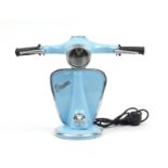 Novelty Vespa design table lamp, 32.5cm high :For Further Condition Reports Please visit Our