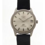 Vintage gentleman's Longines automatic Ultra-chron wristwatch with date dial and paperwork, numbered