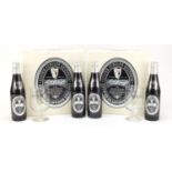 Two Guinness 1977 commemorative gift sets with boxes :For Further Condition Reports Please visit Our