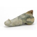 Islamic carved hard stone phallus, 15.5 in length :For Further Condition Reports Please visit Our