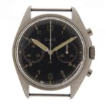 Military interest CWC chronograph wristwatch, engraved 6BB/924-3306 2283/72, the dial 34mm in
