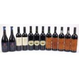 Twelve bottles of red wine comprising five bottles of African Big Five Limited Edition, three