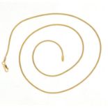 9ct gold necklace, 42cm in length, 6.4g :For Further Condition Reports Please visit Our Website,