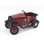 Vintage Leeway child's pedal car, 78cm in length :For Further Condition Reports Please visit Our