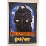 Harry Potter film poster wall hanging of Hagrid, 185cm x 120cm : For Further Condition Reports