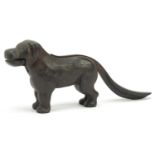 Pair of novelty cast iron nutcrackers in the form of a dog, 23cm in length : For Further Condition