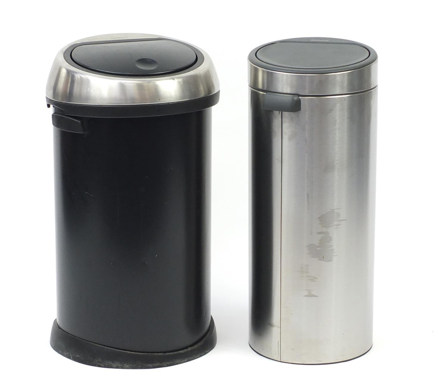 Two Brabantia bins : For Further Condition Reports Please visit Our Website, Updated Daily