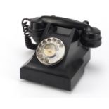 Vintage black bakelite dial telephone : For Further Condition Reports Please visit Our Website,